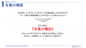 今日から出来る！Instagram撮影テクニック